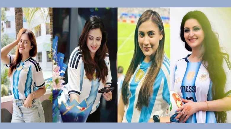 মেসির জাদুতে মুগ্ধ শোবিজ, উচ্ছ্বাসে ভাসলেন দেশের ত...