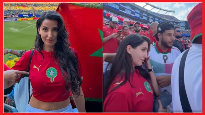মরক্কোর বিদায়ে গ্যালারিতেই কেঁদে ফেললেন নোরা ফাতেহ...